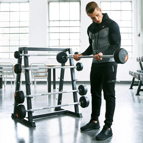Skivstångsställning Fasta PRO Gummi från Gorilla Sports