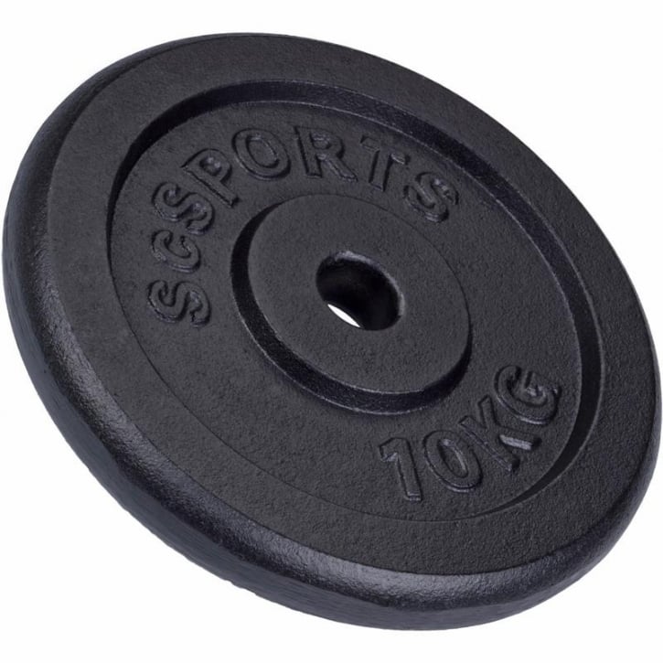 Viktskivor ScSPORTS Gjutjärn 2x10kg