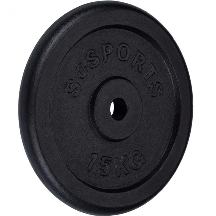 Viktskivor ScSPORTS Gjutjärn 2x15kg