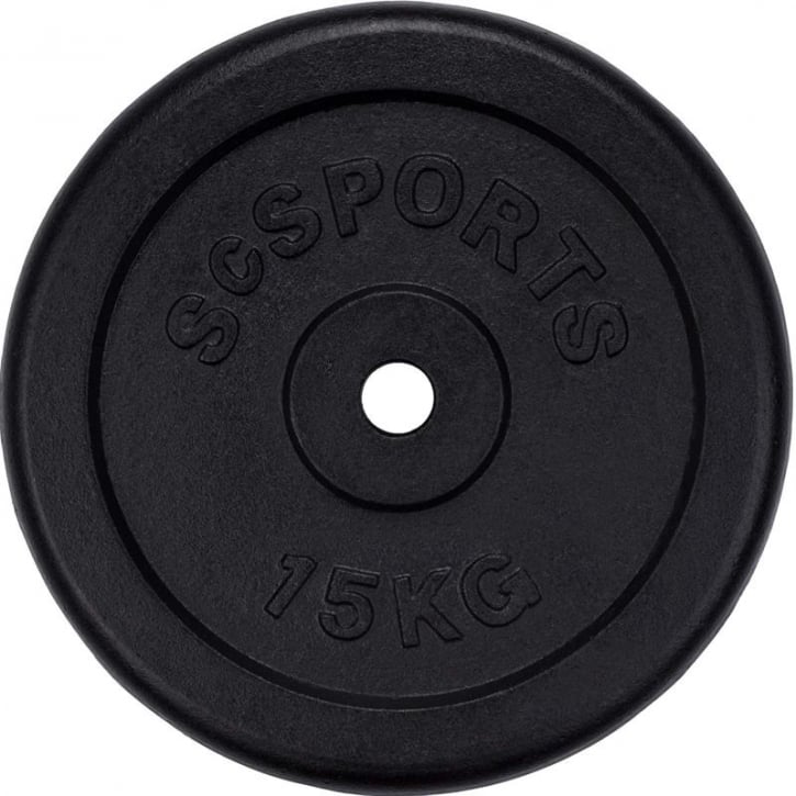 Viktskivor ScSPORTS Gjutjärn 2x15kg