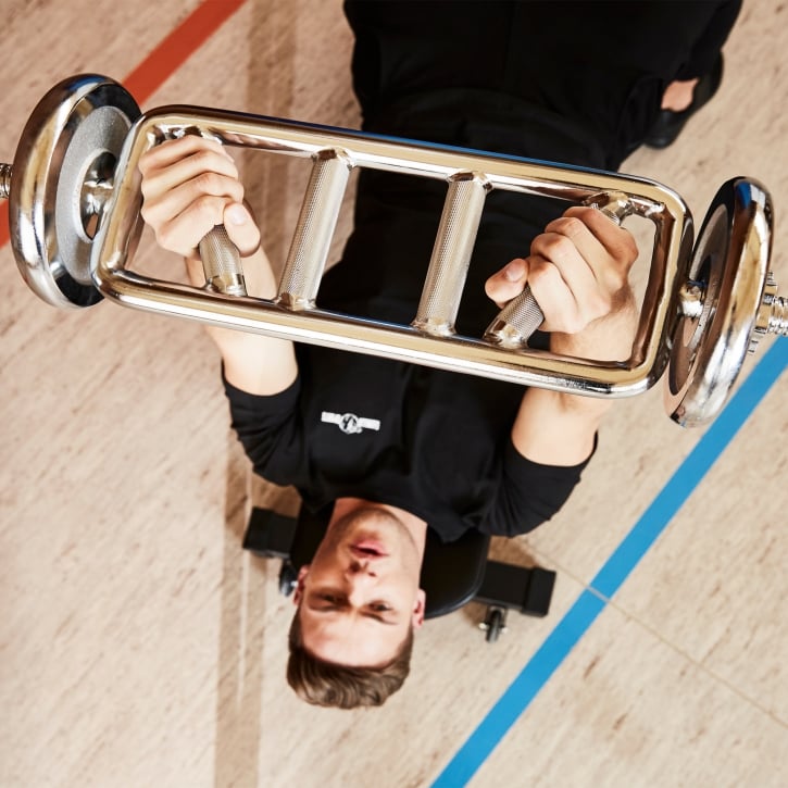 Tricepsstång Diagonal Stjärnlås 30mm