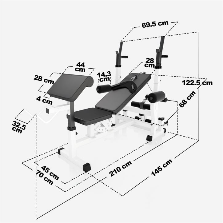 Multigym TRIGRIP 100kg