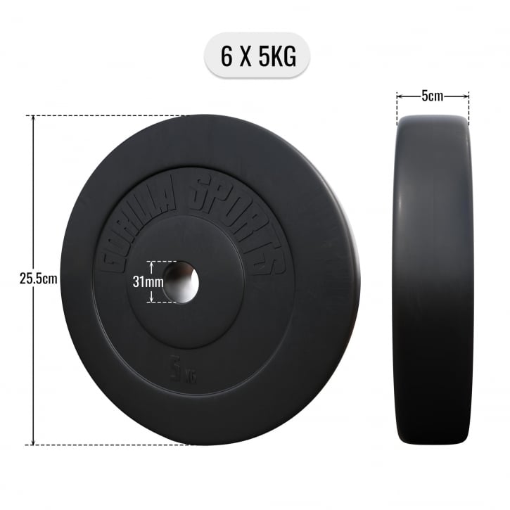 Viktskivor BASIC Cement 6x5kg