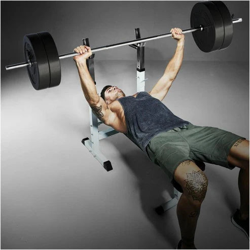 Bänkpress WHITE Skivstång 38kg