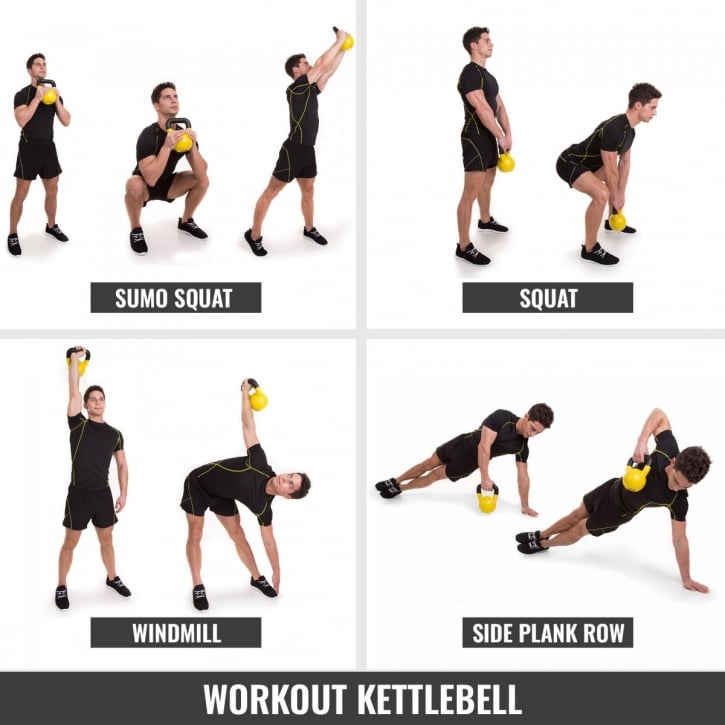 Kettlebell Fitness 113kg ink Stativ