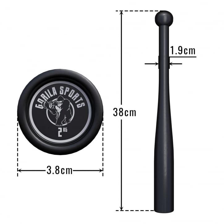 Indian Clubbell 2-20kg