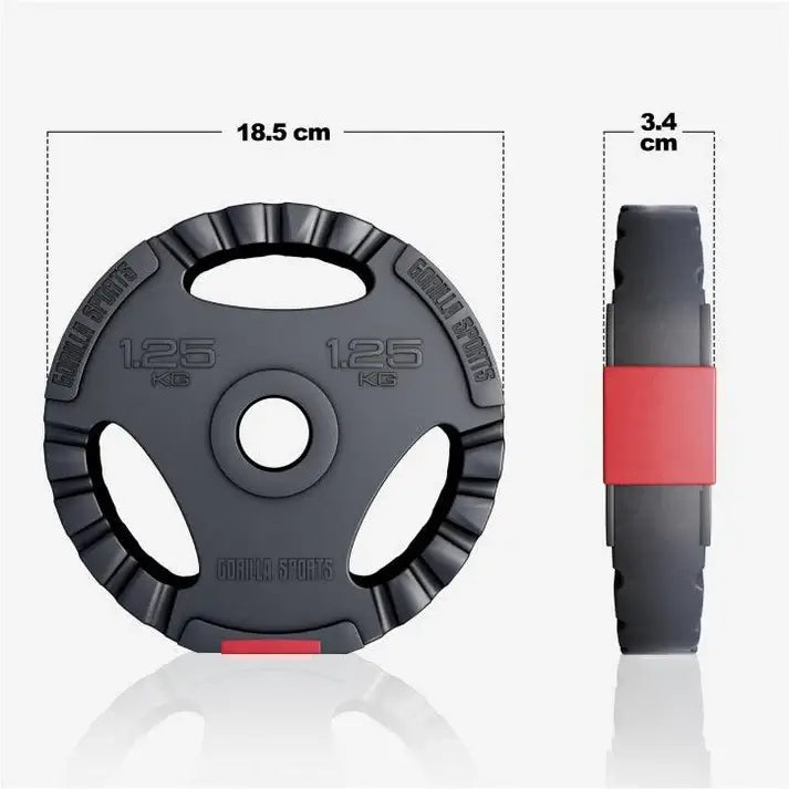 Viktskivor PRO 31mm Trigrip 1,25-15kg