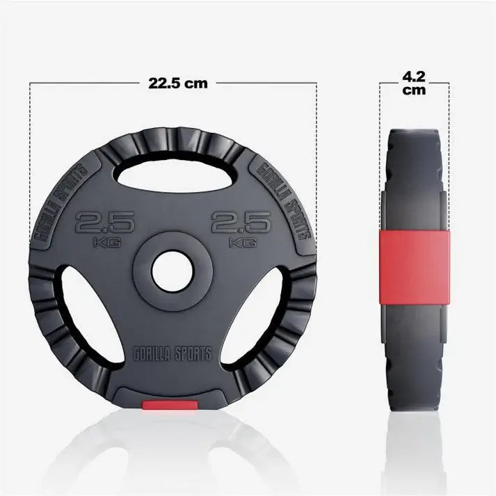 Viktskivor PRO 31mm Trigrip 1,25-15kg
