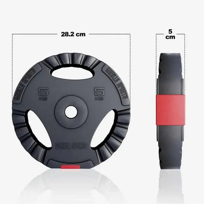 Viktskivor PRO 31mm Trigrip 1,25-15kg