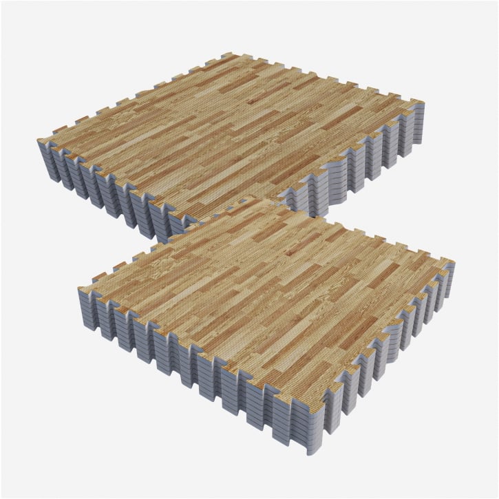 Gymgolv Träningsmatta Gummimatta 16st