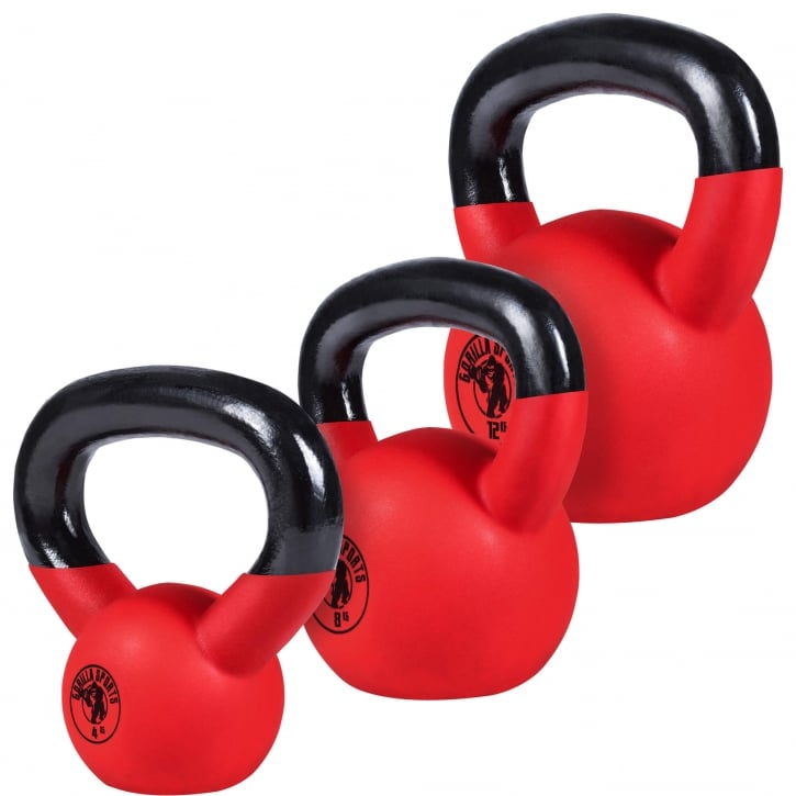 Kettlebellpaket Vinyl 4kg 8kg 12kg