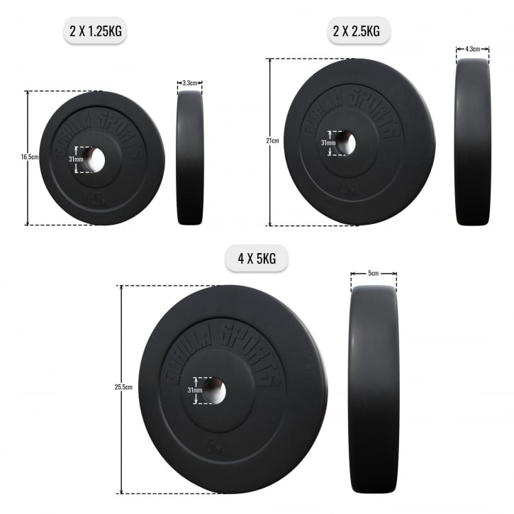 Viktskivor BASIC Cement 27,5kg