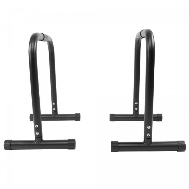 Parallette Push Up Bars Svart Blå Röd