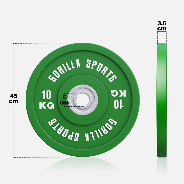 Bumper Plates COLOR 51mm 5-25kg