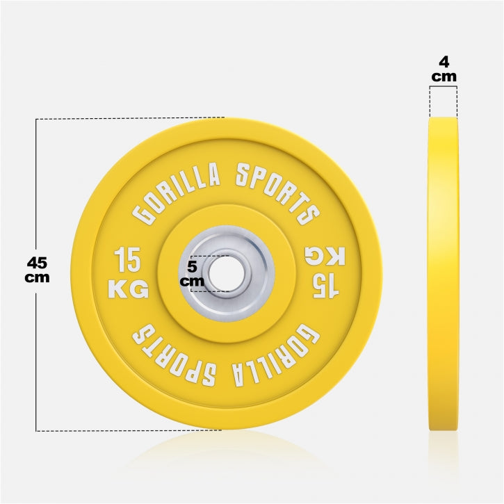 Bumper Plates COLOR 51mm 5-25kg