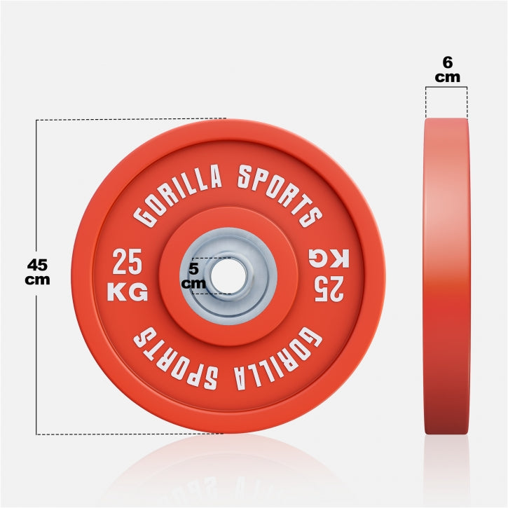 Bumper Plates COLOR 51mm 5-25kg