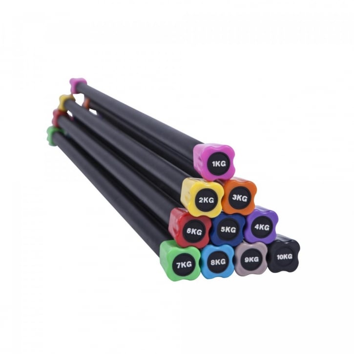 Aerobic Bars ink Stativ - Paket 55kg