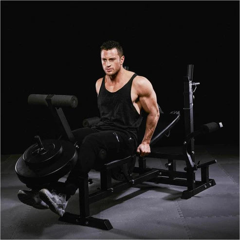 Multigym BASIC Black 100kg Viktpaket Lats Gymgolv