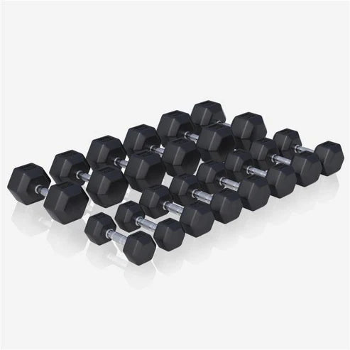 Hexagonhantlar 237kg ink Hantelställ