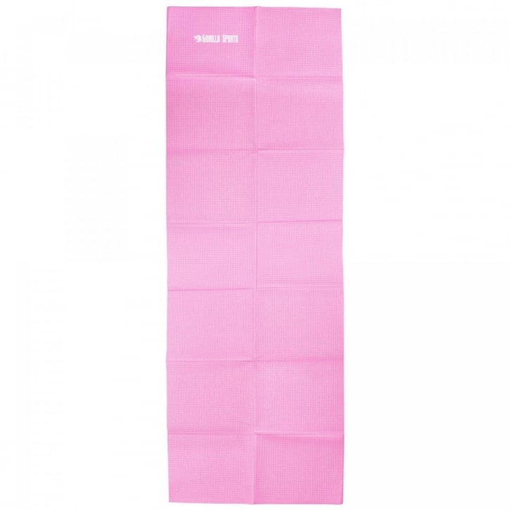 Yogamatta Vikbar 173x61cm Grå Rosa