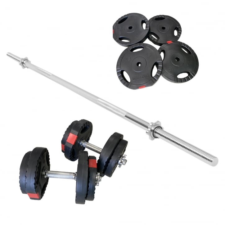 Skivstång Hantlar PRO Trigrip 60kg