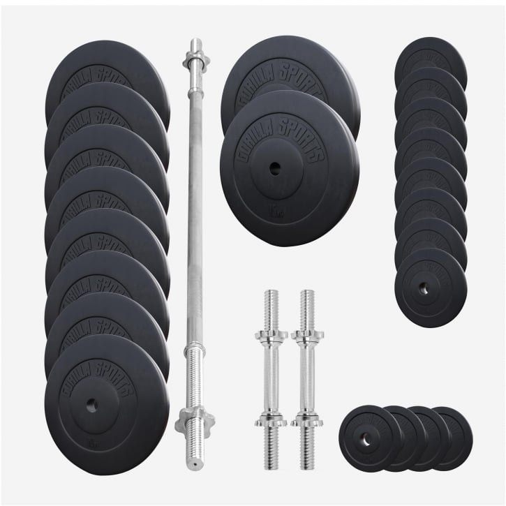 Skivstång Hantlar BASIC 130kg