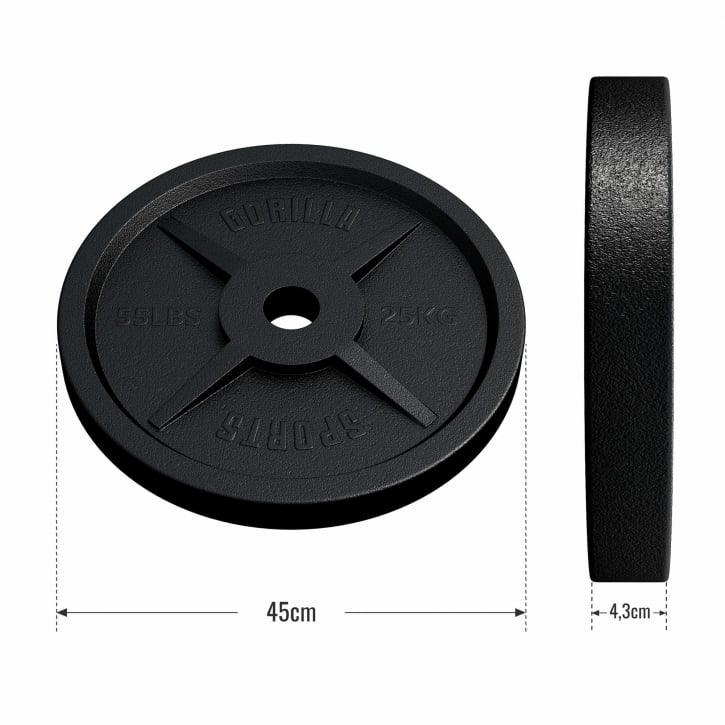 Viktskivor OLYMPIA 51mm 1,25-25kg