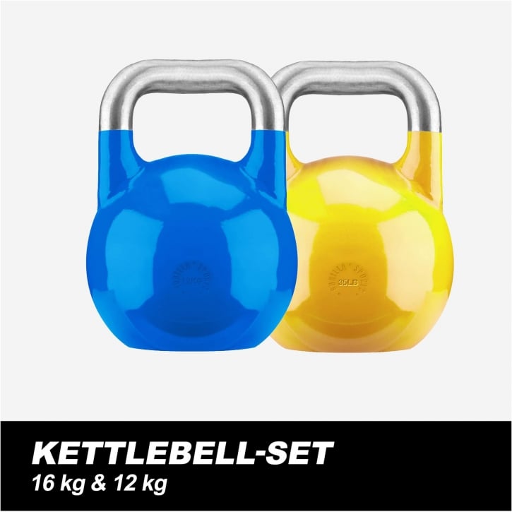 Kettlebell Competition Paket 12kg 16kg