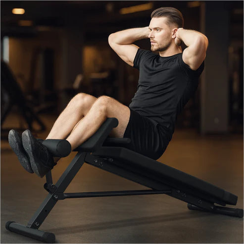 Rygglyftsbänk MULTI Situpsbänk Ställbar