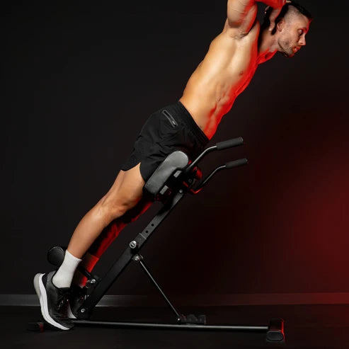 Rygglyftsbänk Hyperextension Hopfällbar från Gorilla Sports