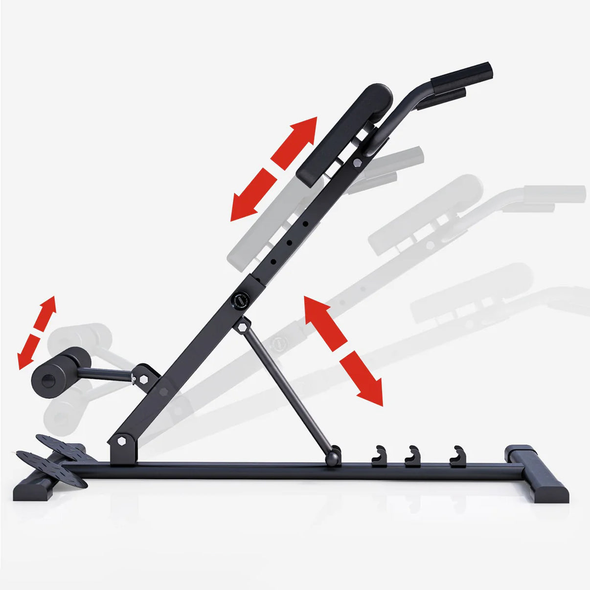 Rygglyftsbänk Hyperextension Hopfällbar