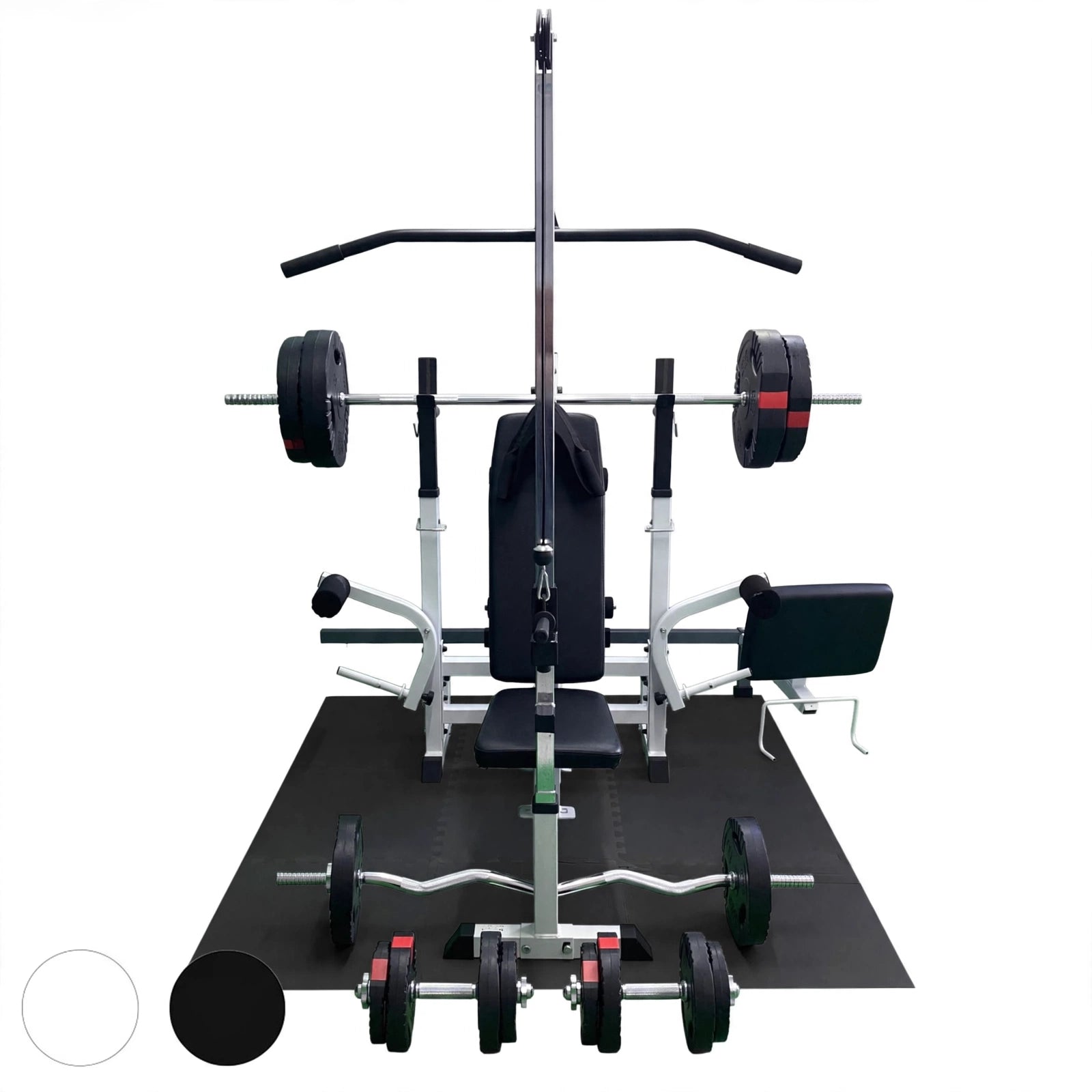 Multigym TRIGRIP 100kg - Viktpaket, Lats, Gymgolv från Gorilla Sports