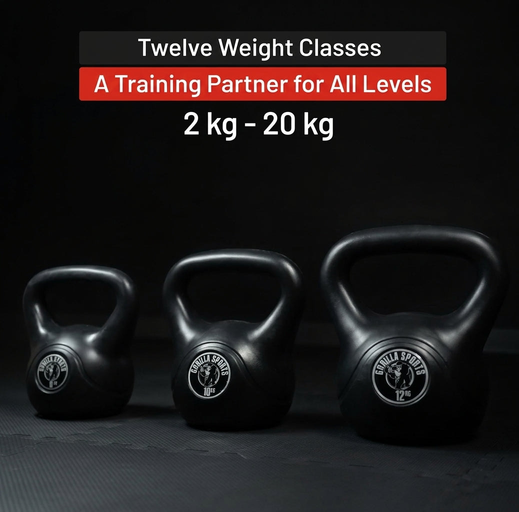 Kettlebell GS Svart 2-20kg