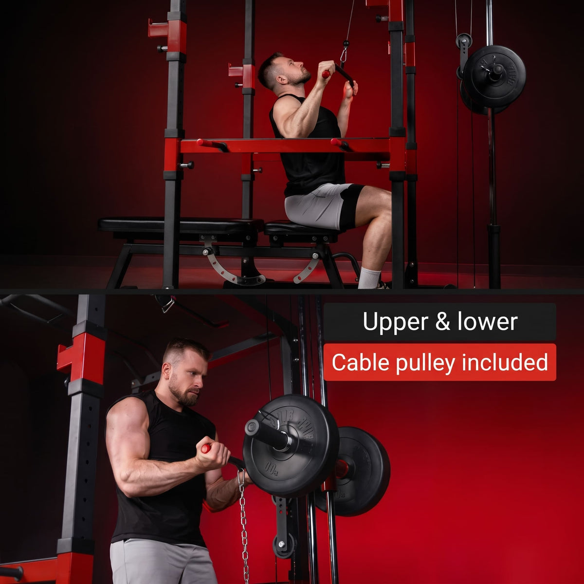 Power Rack Cage Ink kabelstation