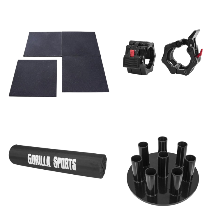 Skivstångstillbehörspaket - 50mm från Gorilla Sports