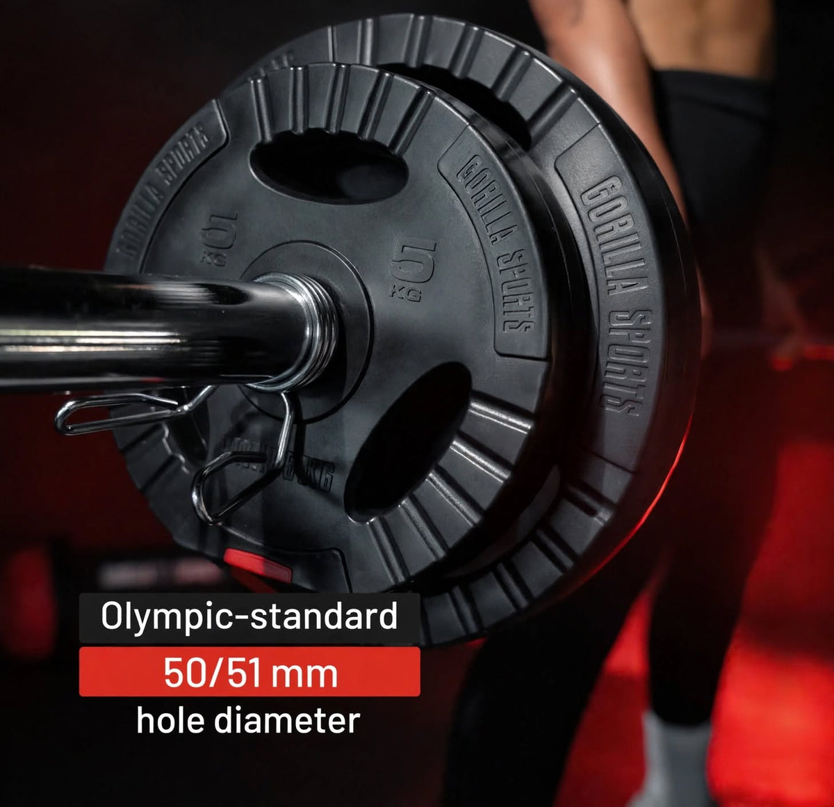 Viktskivor PRO 51mm Trigrip 1,25-15kg från Gorilla Sports