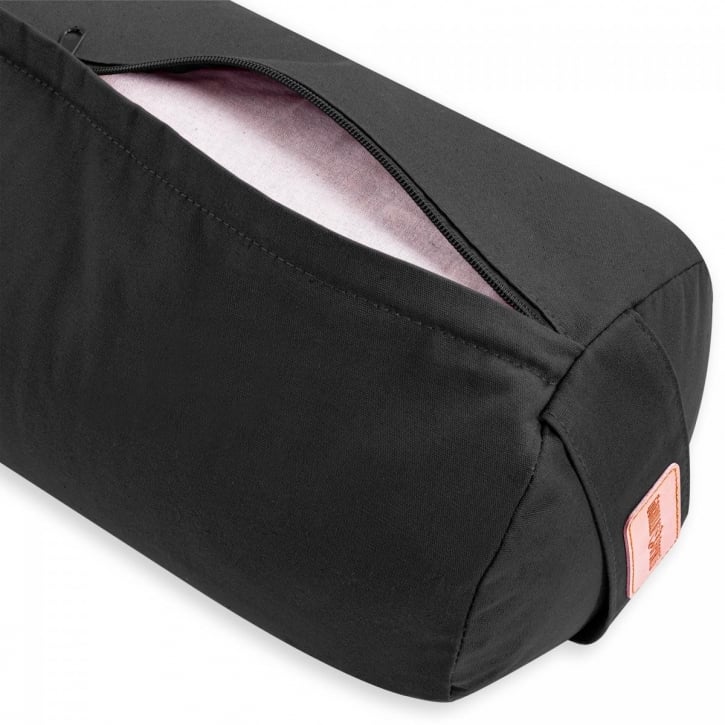 Svart yoga bolster från gorilla sports - insidan