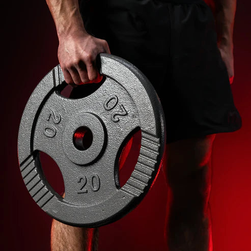Viktskivor TRIGRIP Gjutjärn 31mm 0,5-20kg från Gorilla Sports