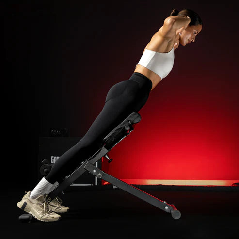 Hyperextensionsbänk Rygglyftsbänk Hopfällbar från Gorilla Sports