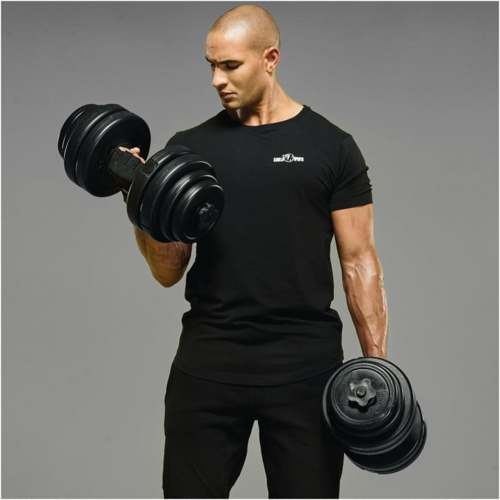 Hantlar BLACK Cement 2x15kg