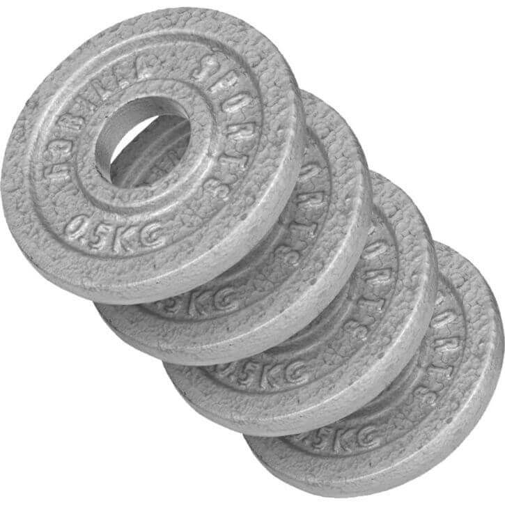 Viktskivor IRON Silver 31mm 0,5kg-30kg