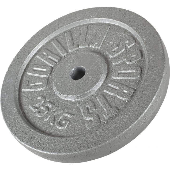 Viktskivor IRON Silver 31mm 0,5kg-30kg