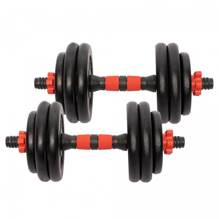 Hantlar 25mm Gjutjärn 2x7,5kg 2x12,5kg