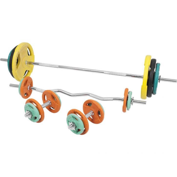 Skivstång Curlstång Hantlar Trigrip S 108kg