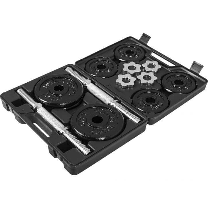 Hantlar Resväska 2x10kg