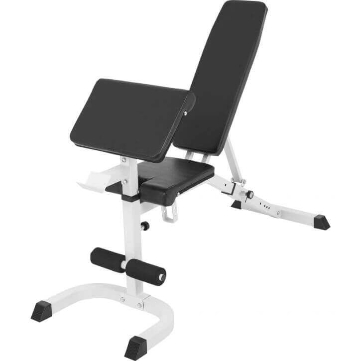 Multibänk Med Skivstångsställningsstativ 100kg