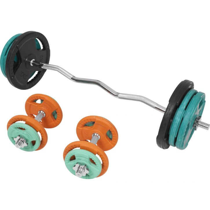 Curlstång Hantlar Trigrip S 70kg