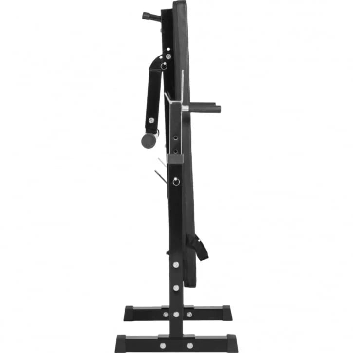 Bänkpress BLACK/WHITE Skivstång 60kg Gymgolv