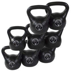 Produktbild på Kettlebellpaket GS Svart 17-30kg från Gorilla Sports