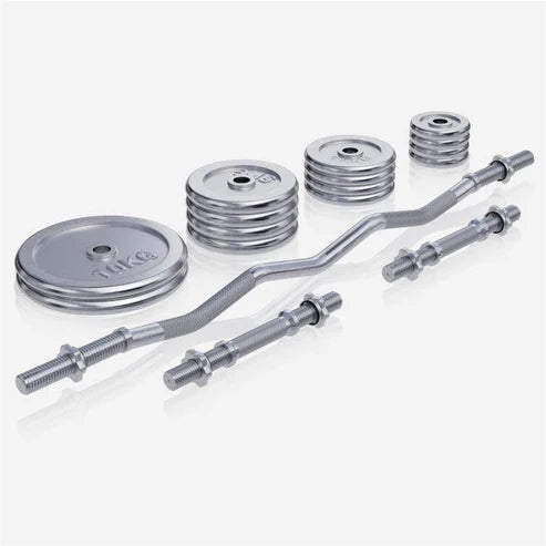 Curlstång Hantlar CHROME 70kg från Gorilla Sports